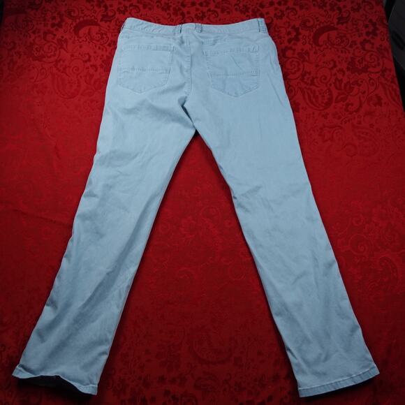 Tommy Bahama Pants Mens 35x32 Light Blue Chino Tencel Blend Stretch Golf - Picture 2 of 8